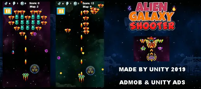 Galaxy Attack – Alien Shooter Game (Unity Project)Galaxy Attack – Alien Shooter Game (Unity Project)