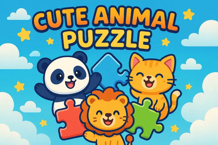 Cute Animal Puzzle Game – Unity Complete Project
