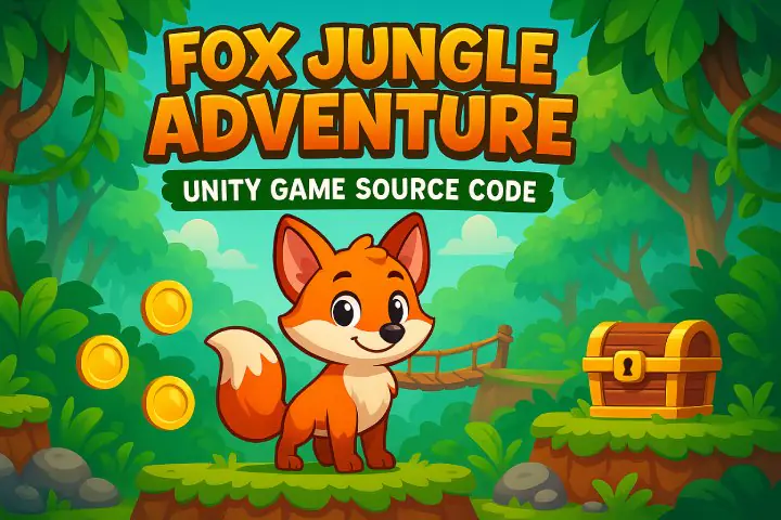 Fox Jungle Adventure – Unity Game Source Code