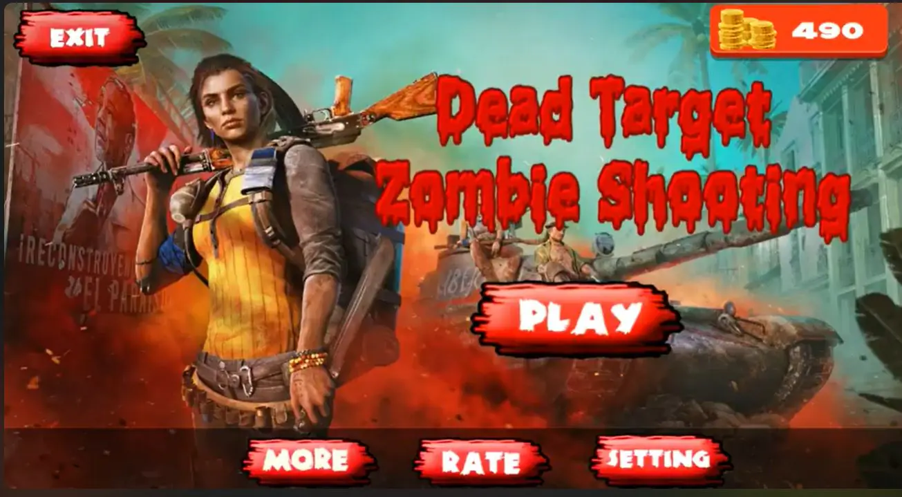 Death Target – Zombie Shooter Game (Unity Project with Ads & IAP)