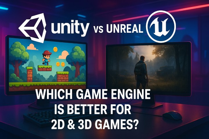 Unity vs Unreal: Which Game Engine is Better for 2D & 3D Games?
