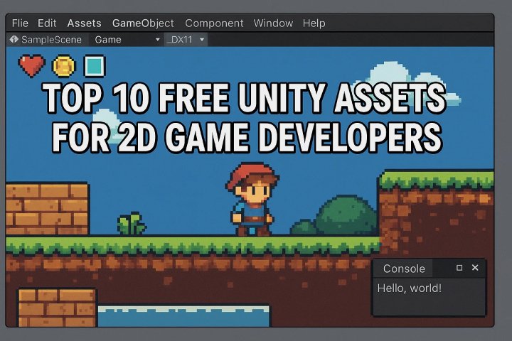 Top 10 Free Unity Assets for 2D Game Developers