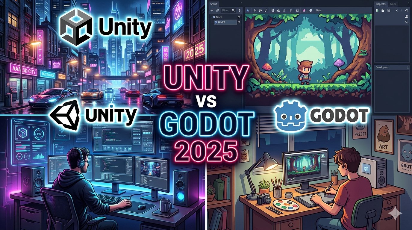 Unity vs Godot in 2025: Which Game Engine Should You Choose for Your Next Project?