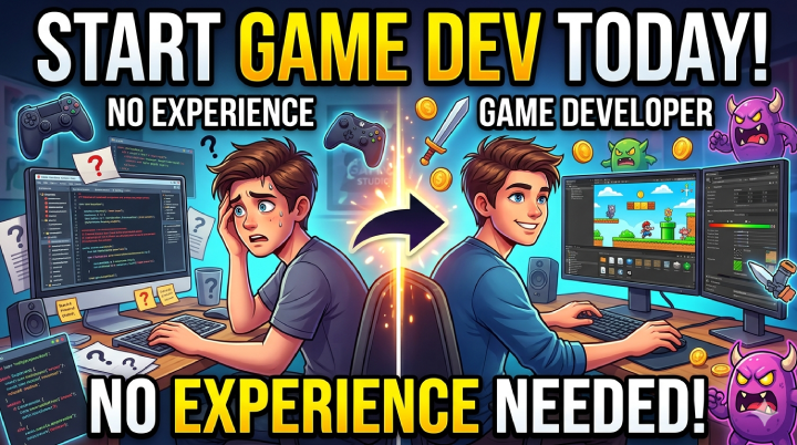how to start game development with no experience